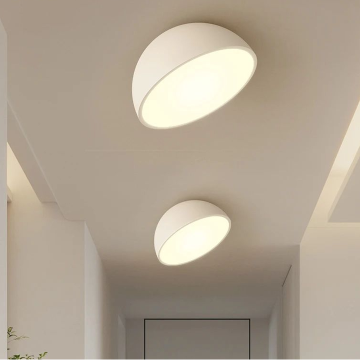 Lámpara de techo LED de nogal retro de espectro completo con protección ocular para dormitorio, vestíbulo de entrada, pasillo, accesorio de iluminación, nueva lámpara de araña