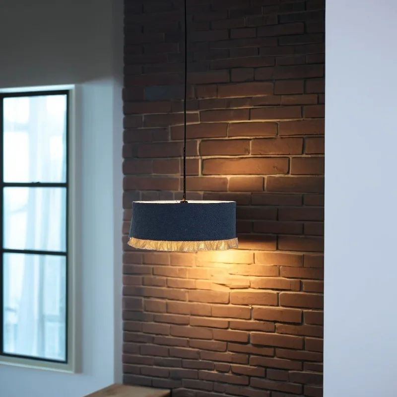 Lámpara colgante con borlas para sala de estar, dormitorio, tela japonesa, estilo vintage, para restaurante, tienda, luz de ambiente, lustre