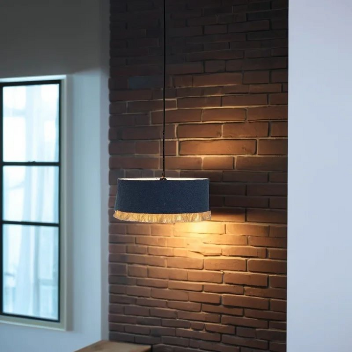 Lámpara colgante con borlas para sala de estar, dormitorio, tela japonesa, estilo vintage, para restaurante, tienda, luz de ambiente, lustre