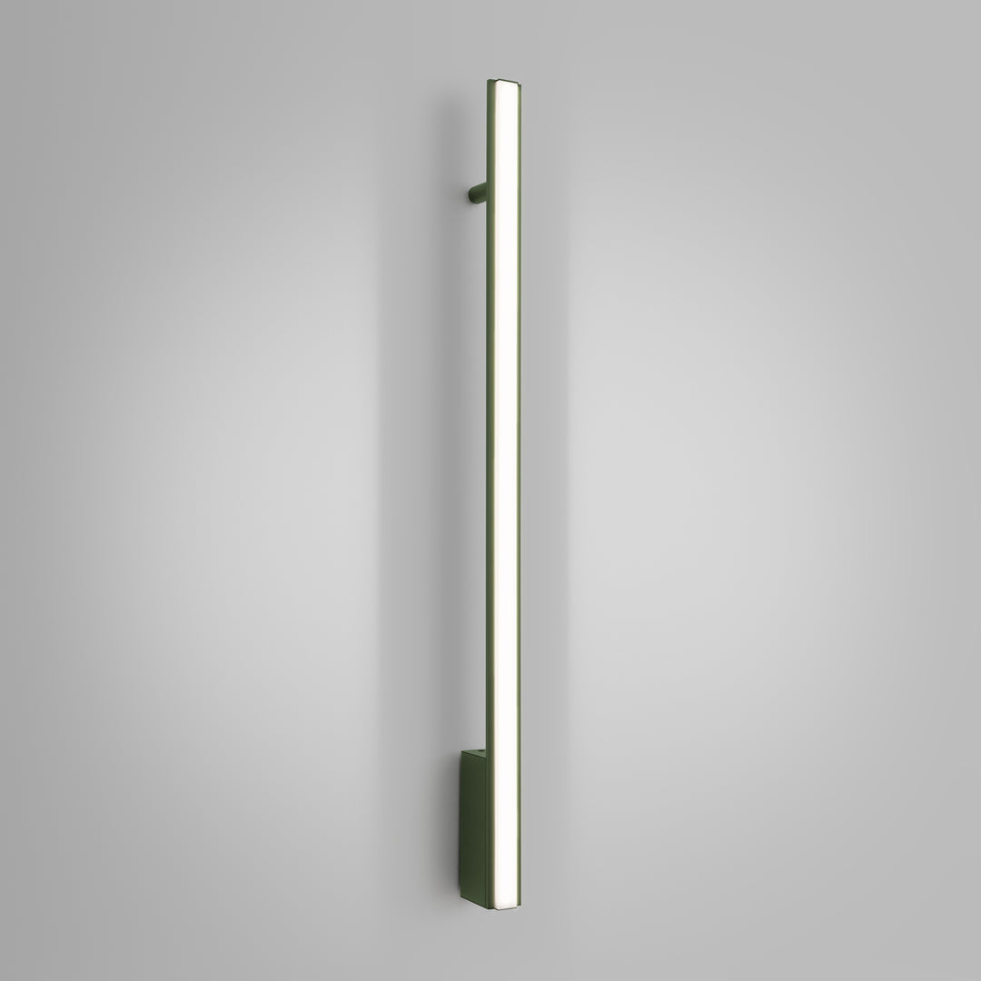 Aplique de pared LAGOM 90, verde oliva, LED 4000K