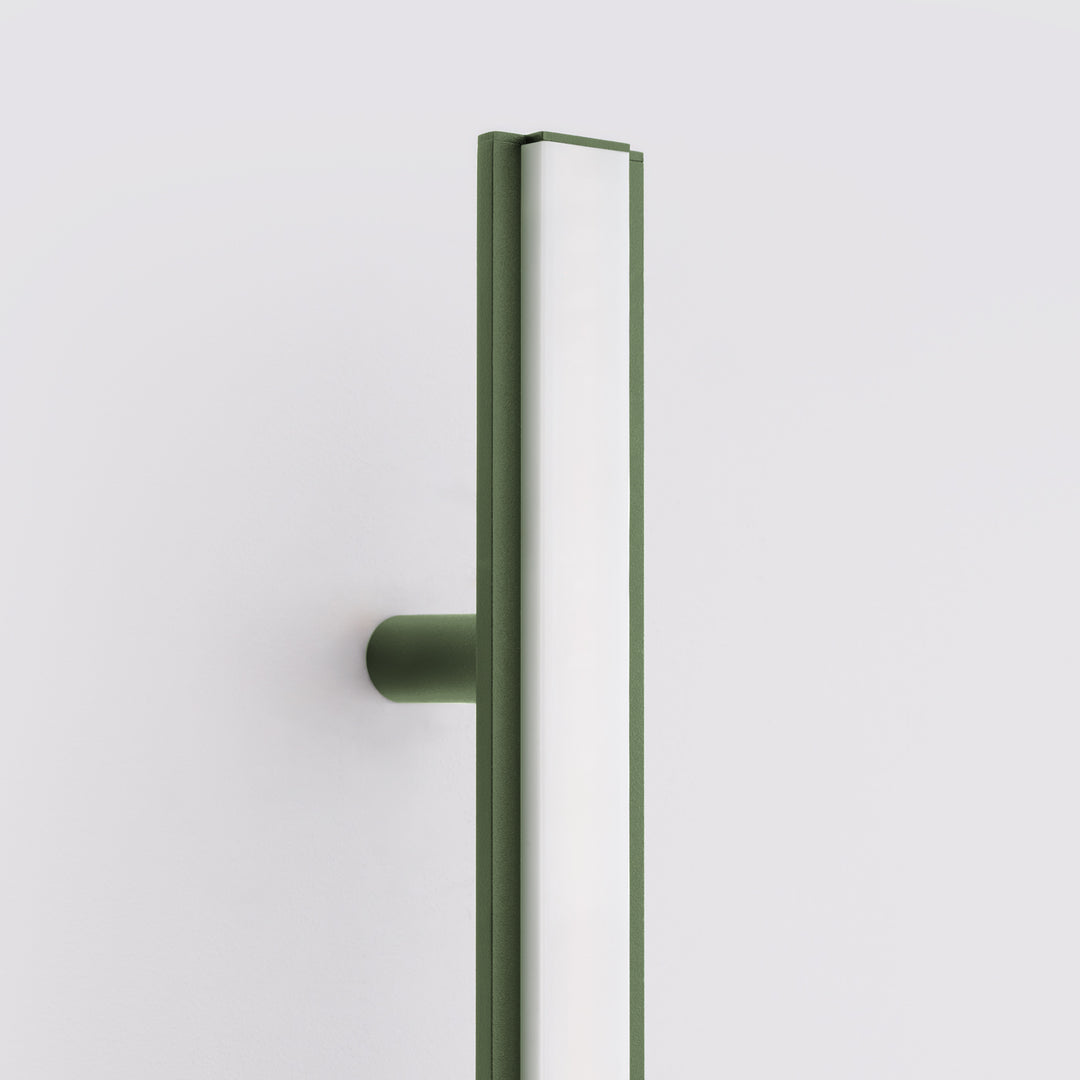 Aplique de pared LAGOM 90, verde oliva, LED 4000K