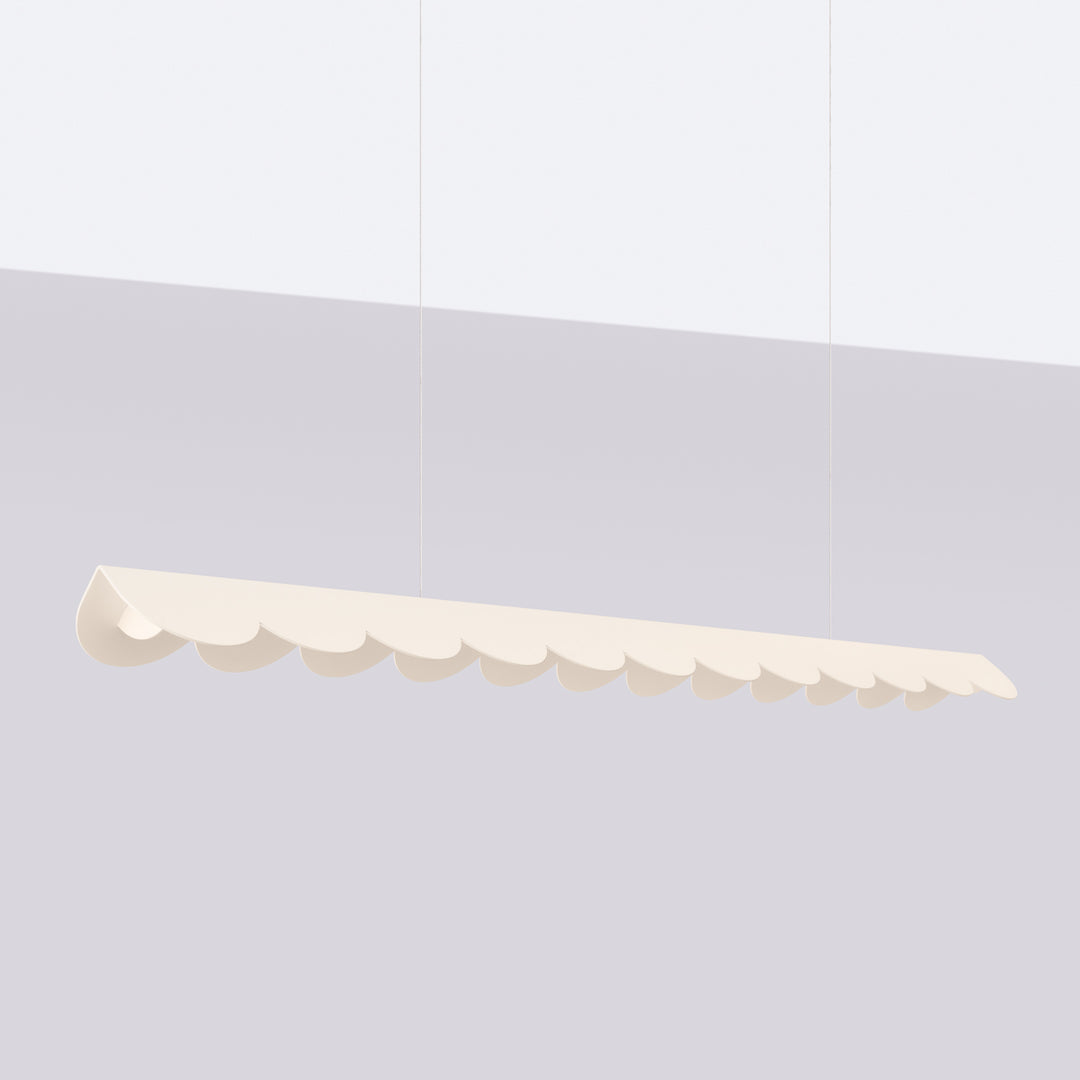 Suspension BISCUIT beige éteinte, suspendue