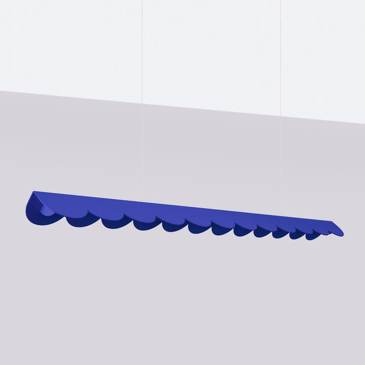 Suspension BISCUIT outremer éteinte, suspendue