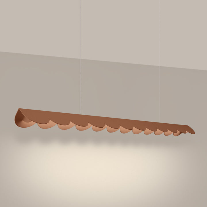 Suspension BISCUIT moka allumée, suspendue