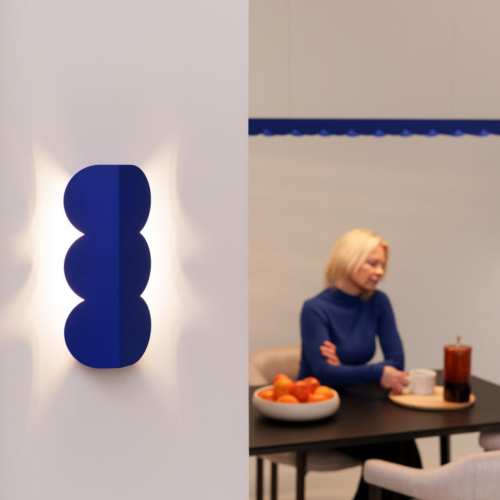 Aplique de pared BISCUIT, ultramar