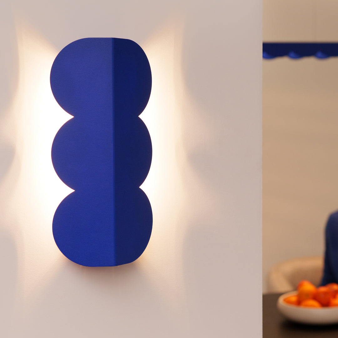 Aplique de pared BISCUIT, ultramar