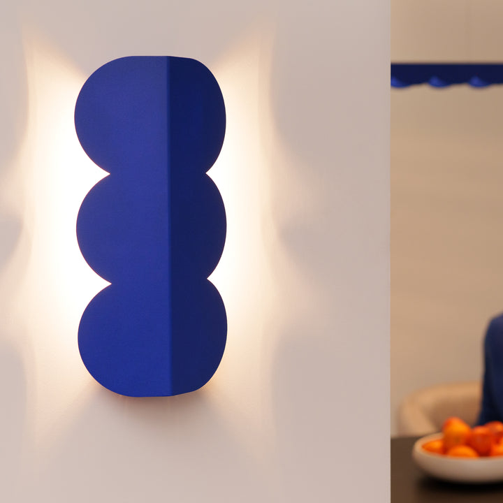 Aplique de pared BISCUIT, ultramar