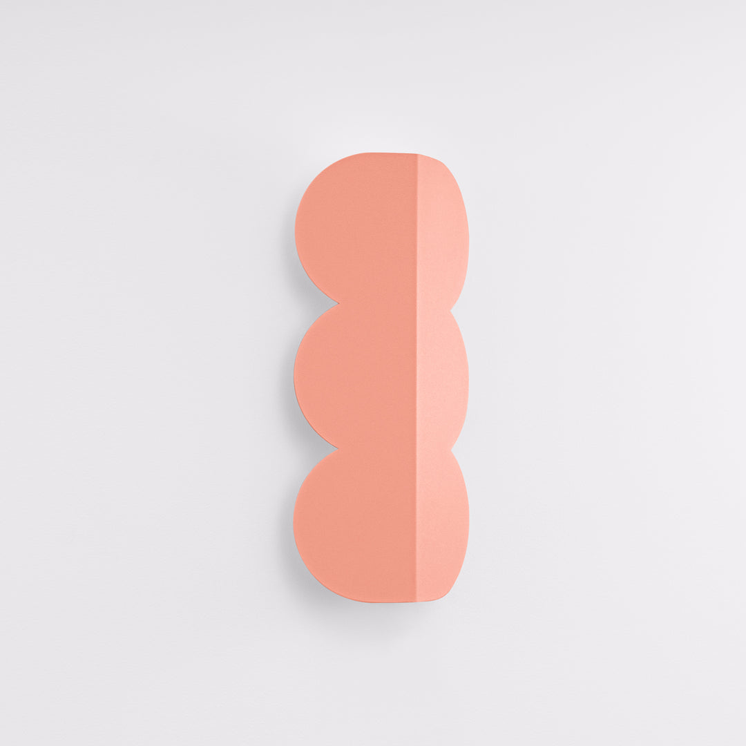 Aplique de pared BISCUIT color melocotón