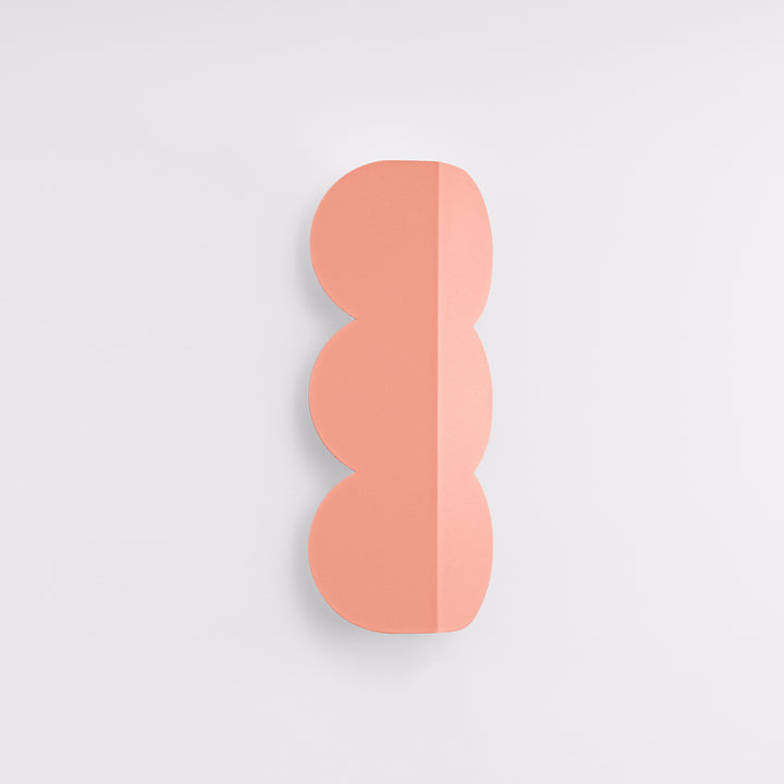 Aplique de pared BISCUIT color melocotón