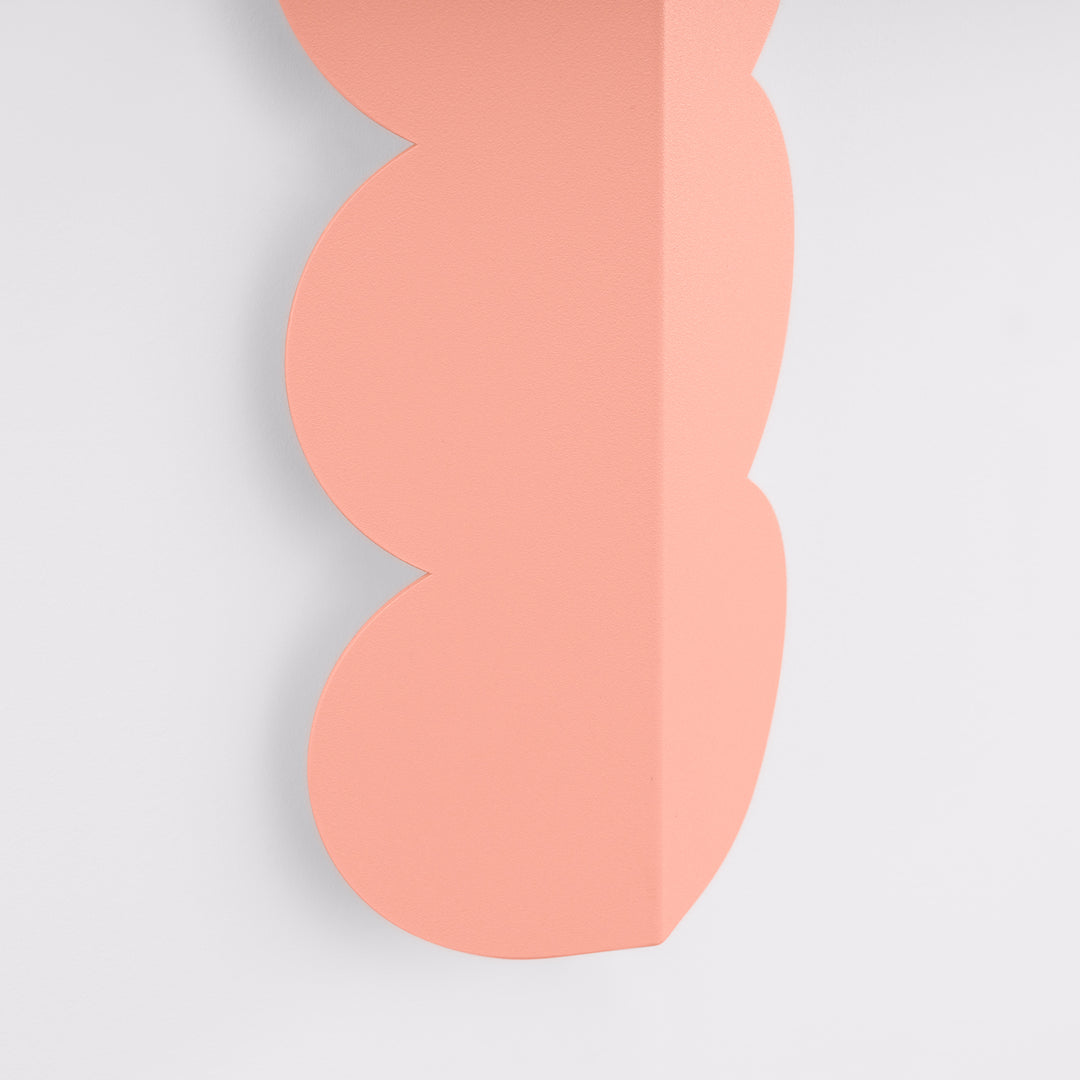 Aplique de pared BISCUIT color melocotón