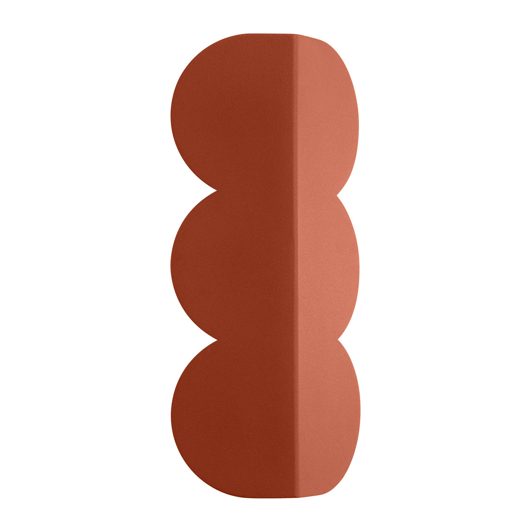 Aplique de pared BISCUIT, rojo ocre