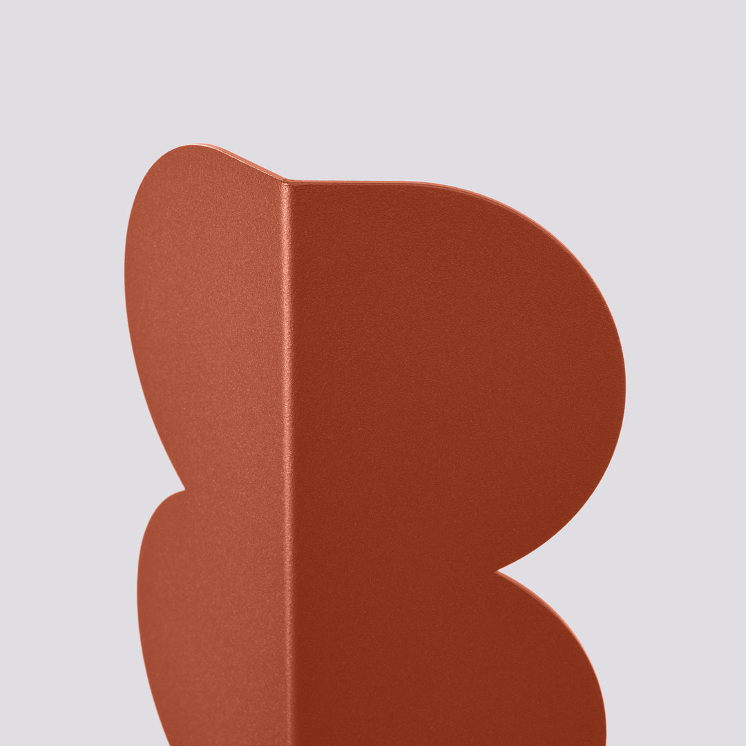 Aplique de pared BISCUIT, rojo ocre