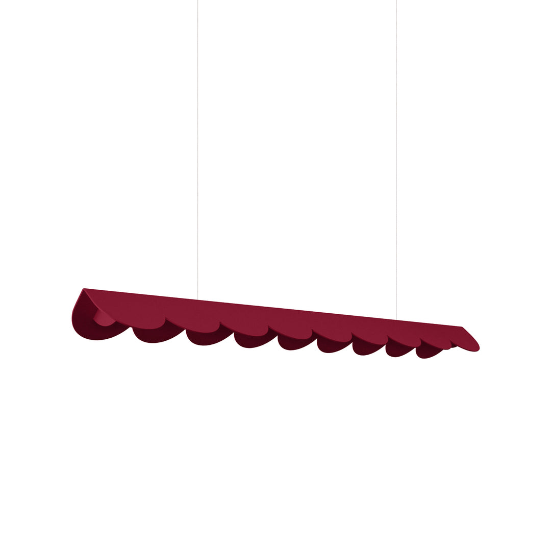 Suspension BISCUIT bordeaux vue d'ensemble