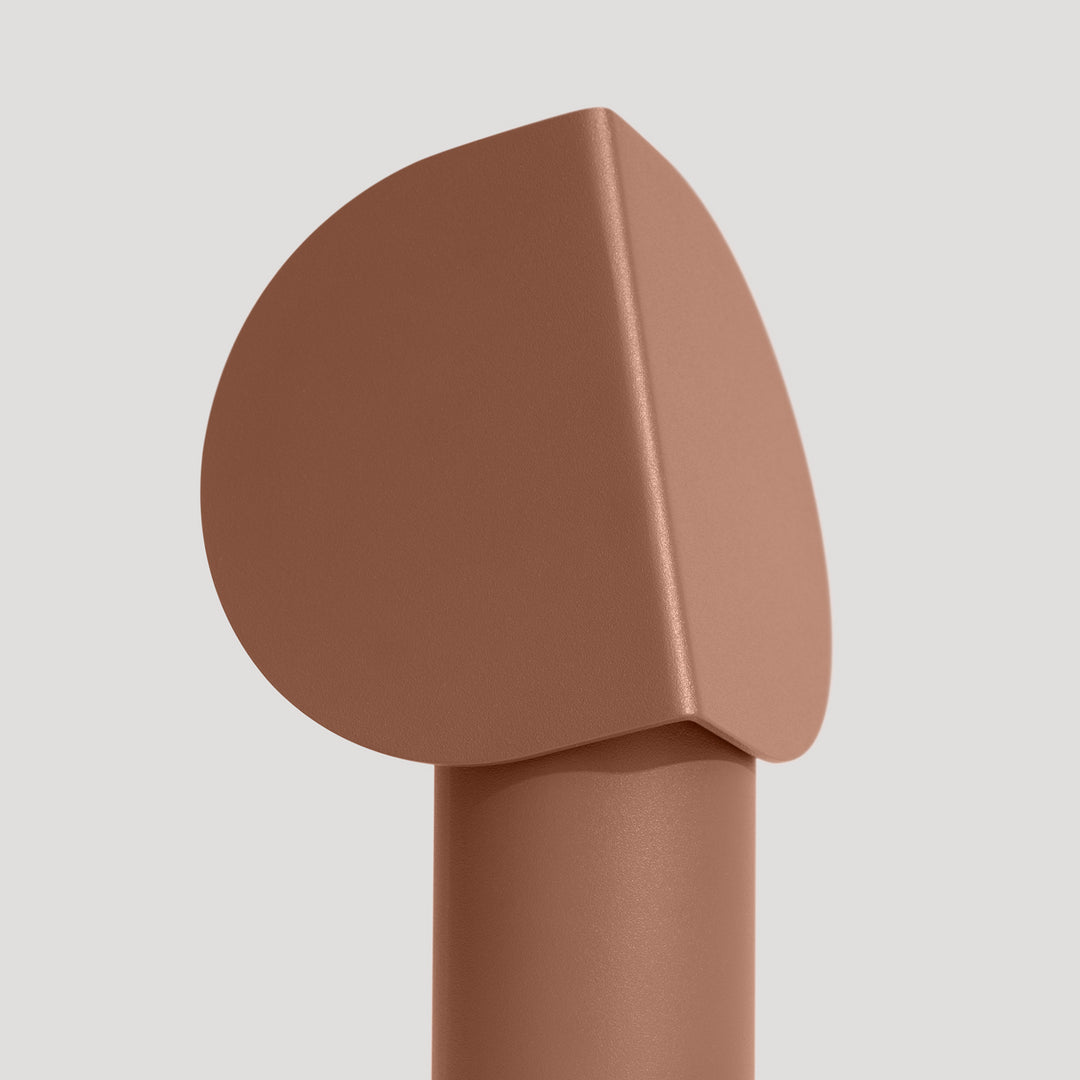 Lampe à poser BISCUIT moka vue de face