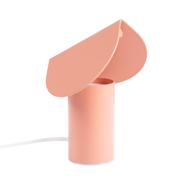 Lampe à poser BISCUIT pêche vue d'ensemble