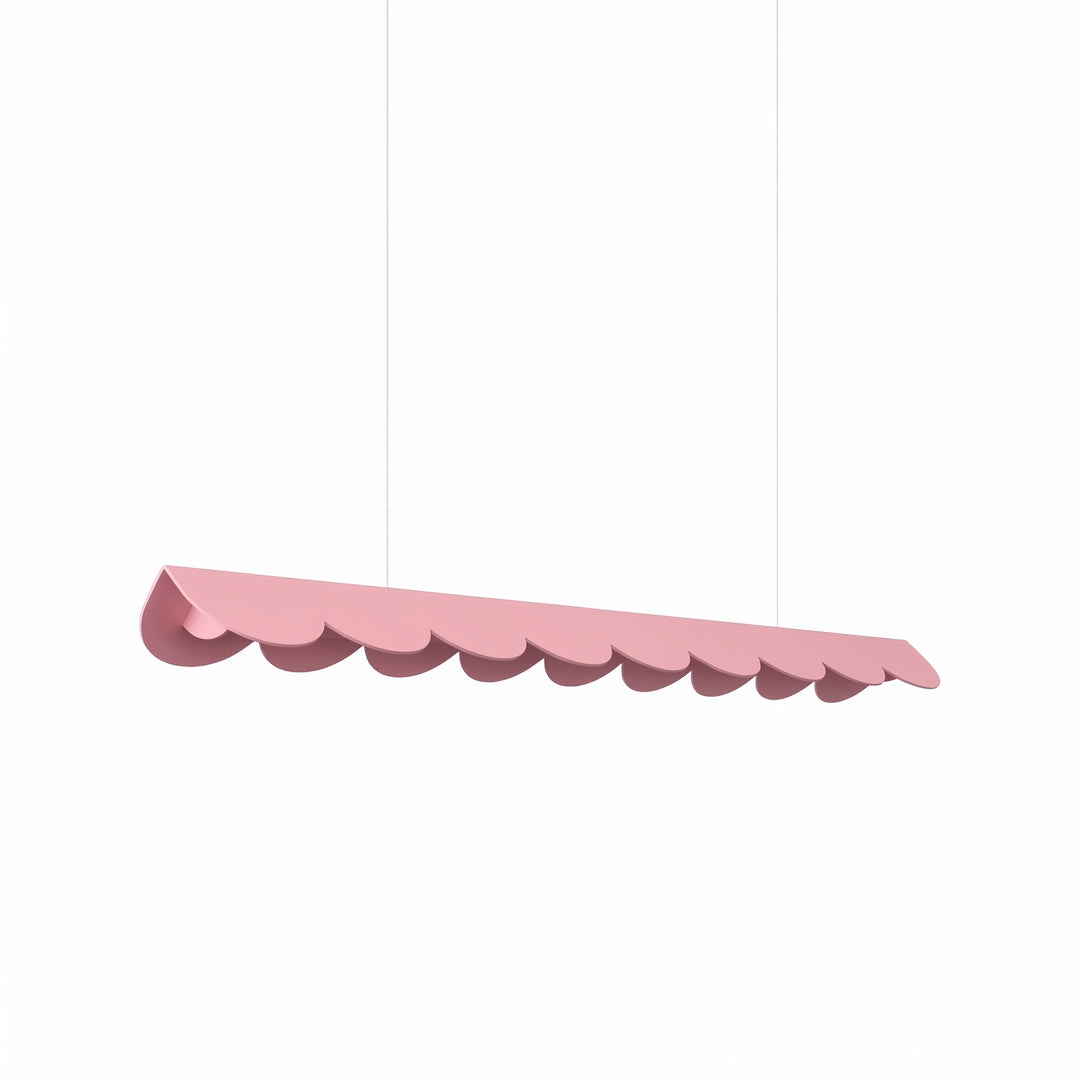 Suspension BISCUIT rose vue d'ensemble