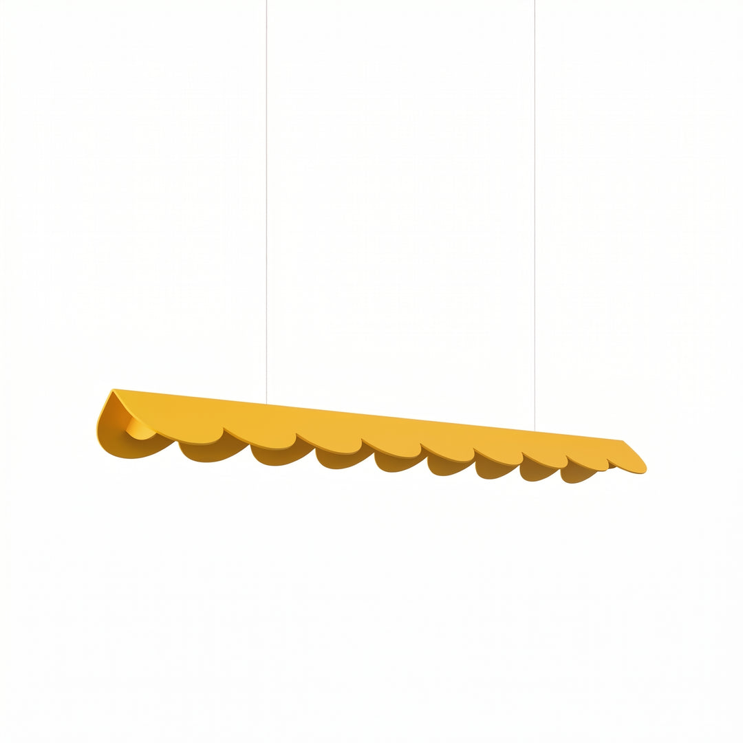 Suspension BISCUIT jaune vue d'ensemble