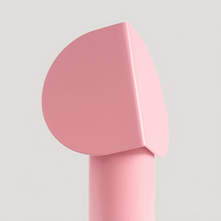 Lampe à poser BISCUIT rose vue de face