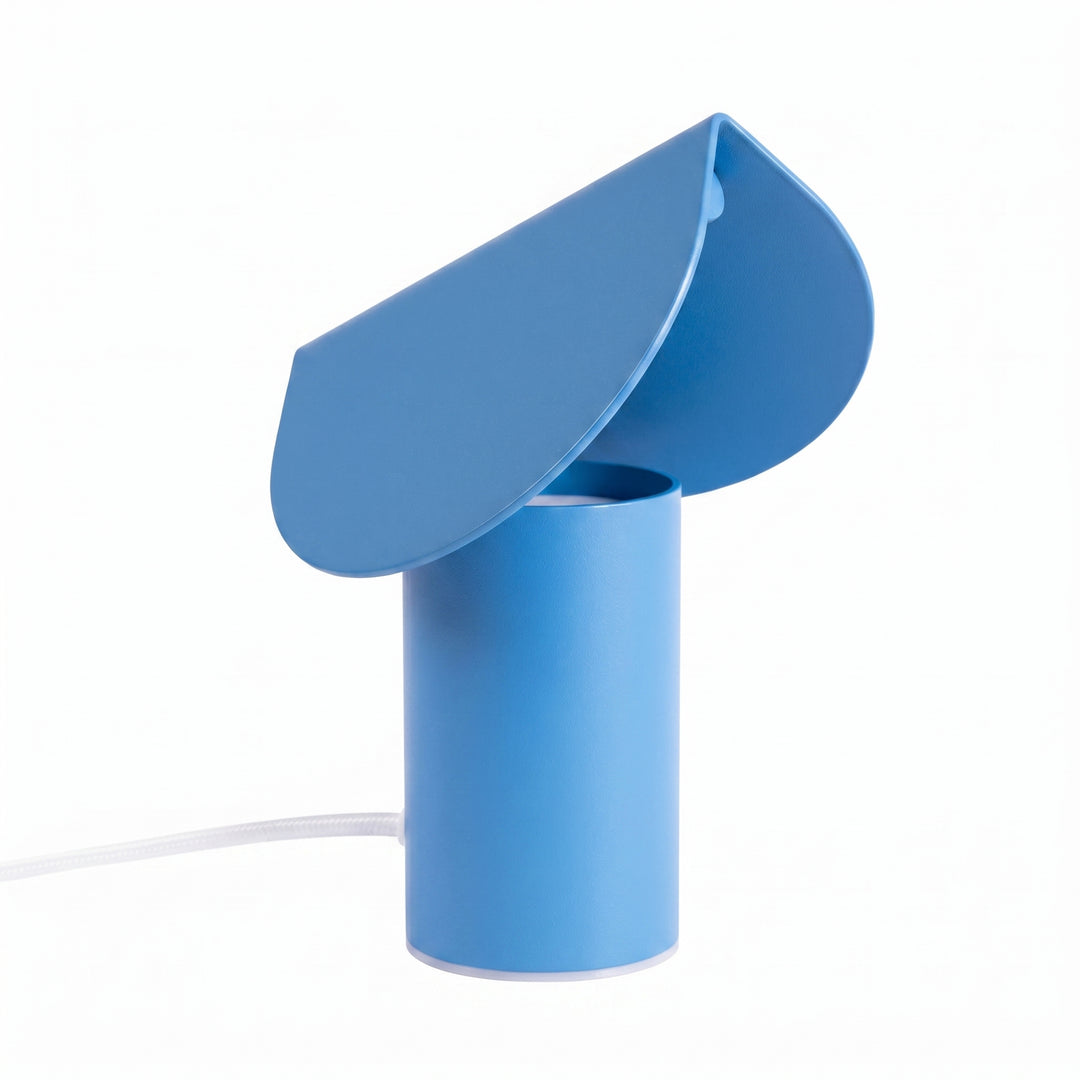 Lampe à poser BISCUIT bleu clair vue d'ensemble