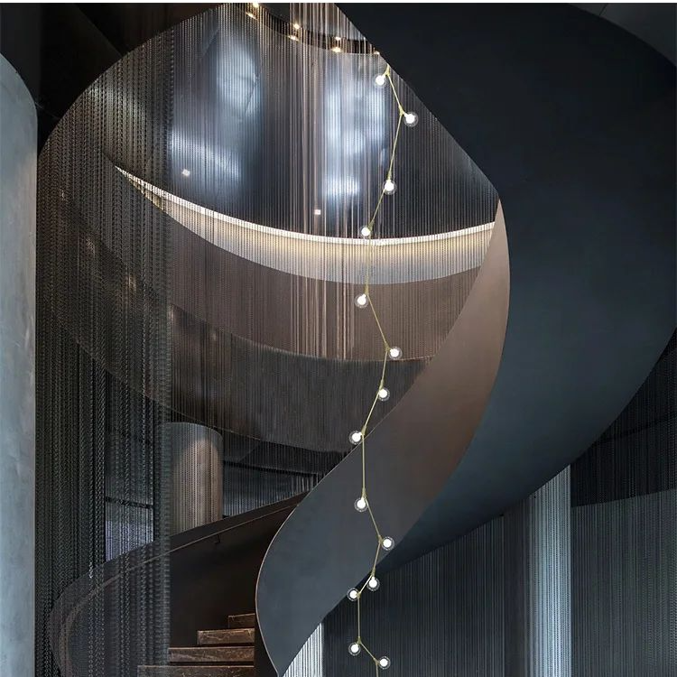 Lámpara de araña con forma de rama de árbol, enredaderas, ideal para escaleras de villas, hoteles, apartamentos dúplex y decoración artística.