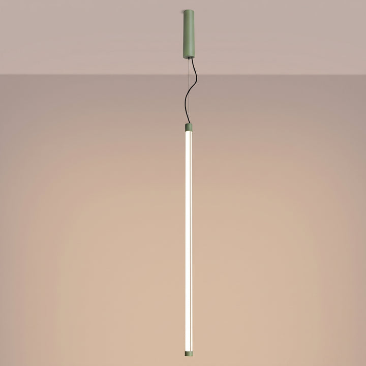 Suspension tube TRANG sauge allumée, suspendue