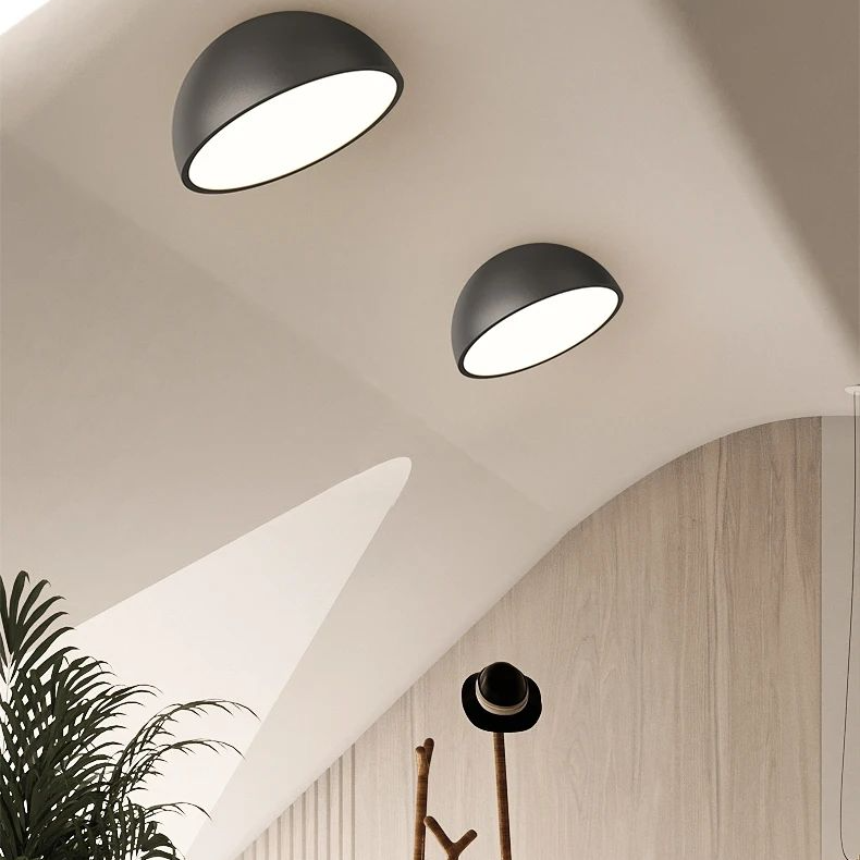 Lámpara de techo LED de nogal retro de espectro completo con protección ocular para dormitorio, vestíbulo de entrada, pasillo, accesorio de iluminación, nueva lámpara de araña