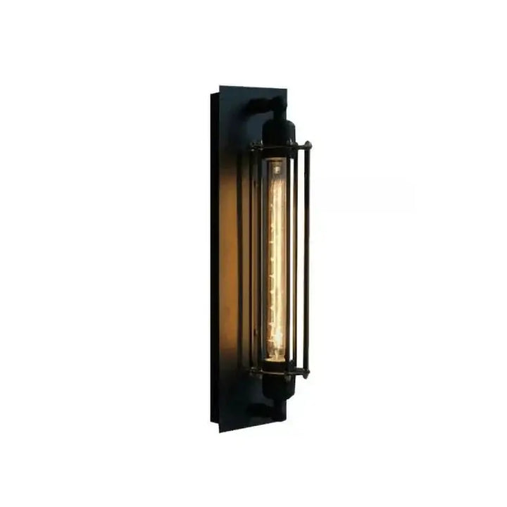 Suspension luminaire industriel noir au design vintage
