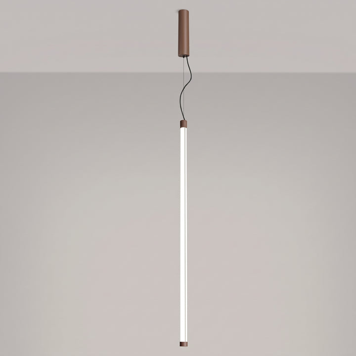 Suspension tube TRANG moka allumée, suspendue