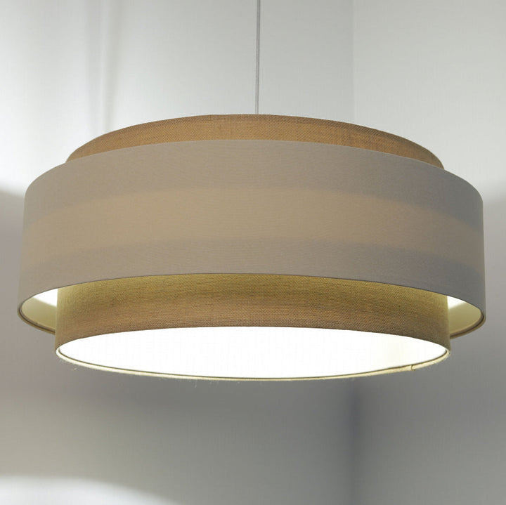 Lámpara de suspensión | DOBLO BOHO 60 cm (Beige)