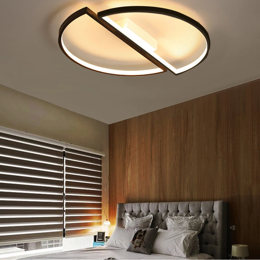 Lámpara de techo LED moderna minimalista para balcón, pasillo, 42 W, 52 W, para sala de estar, comedor, cocina, dormitorio.