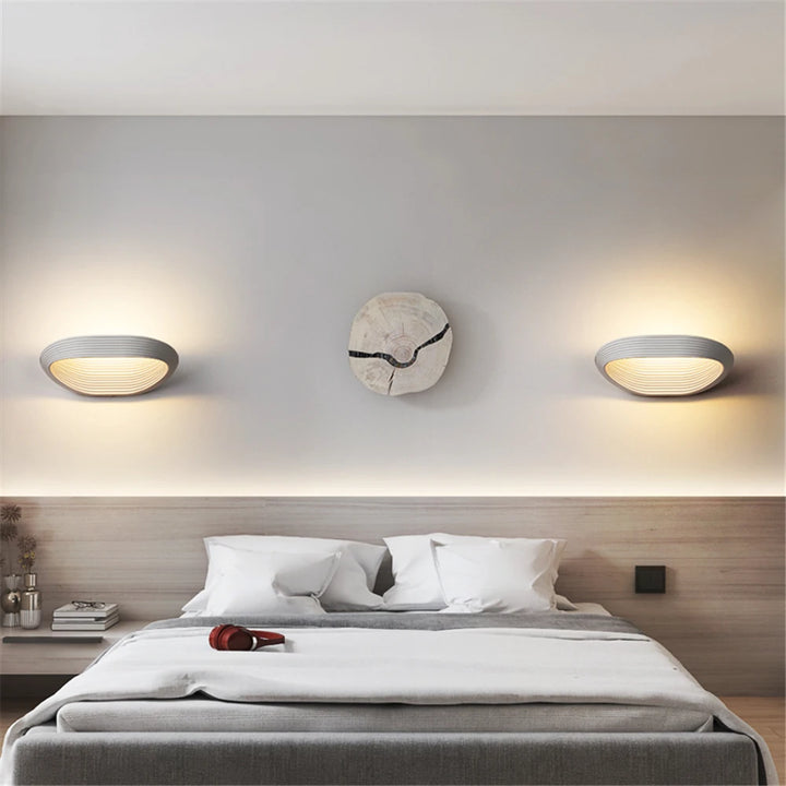Aplique de pared LED de 7W y 12W para interiores, ideal para dormitorio, sala de estar o pasillo. Lámpara de pared de aluminio, estilo moderno.