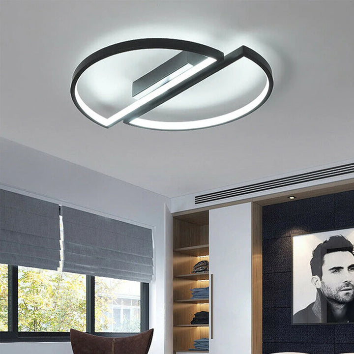 Lámpara de techo LED moderna minimalista para balcón, pasillo, 42 W, 52 W, para sala de estar, comedor, cocina, dormitorio.
