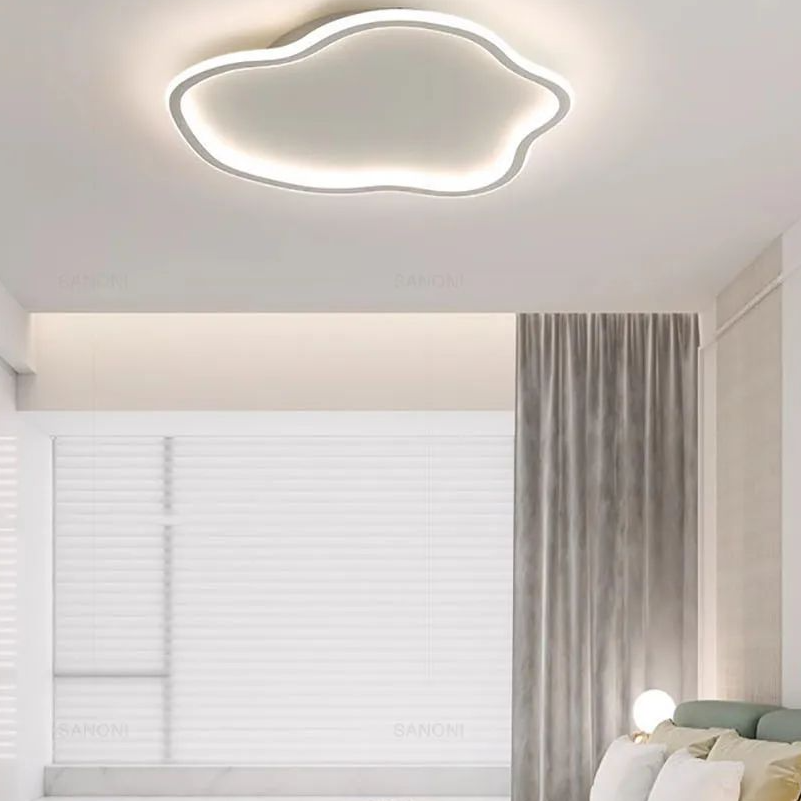 Lámpara de techo LED nórdica para sala de estar, comedor, dormitorio, estudio, pasillo, balcón, decoración del hogar, accesorio de iluminación interior.