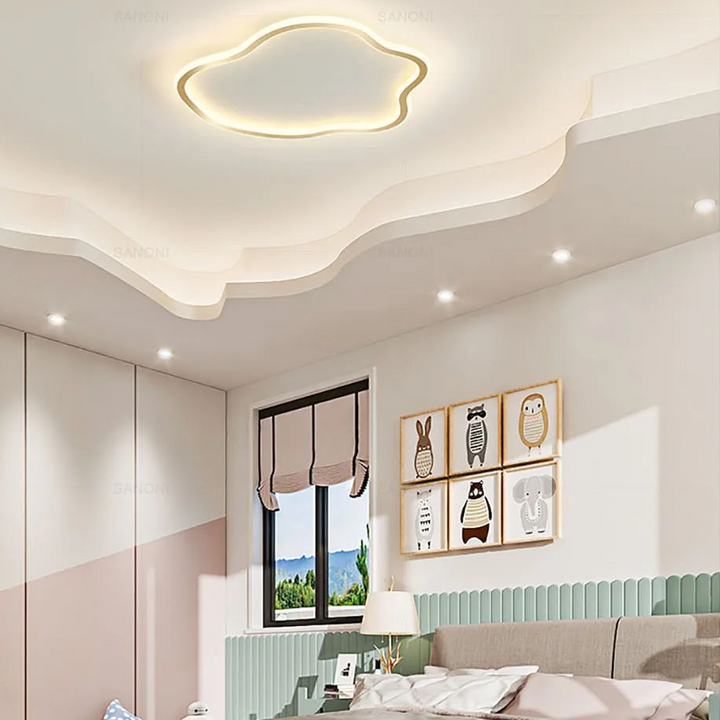 Lámpara de techo LED nórdica para sala de estar, comedor, dormitorio, estudio, pasillo, balcón, decoración del hogar, accesorio de iluminación interior.