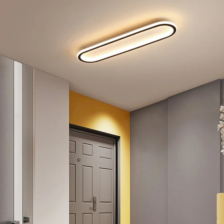 Lámpara de techo LED de 40 cm, color blanco cálido, ideal para sala de estar, dormitorio, pasillo, cocina, balcón, restaurante, hotel, iluminación interior.
