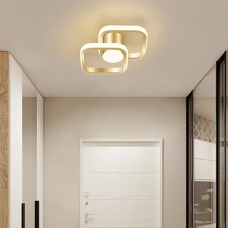Lámparas de techo LED modernas para pasillo, sala de estar, balcón, dormitorio, decoración del hogar, iluminación interior
