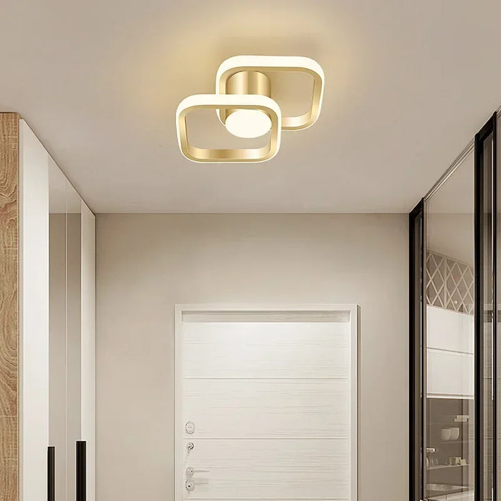 Lámparas de techo LED modernas para pasillo, sala de estar, balcón, dormitorio, decoración del hogar, iluminación interior