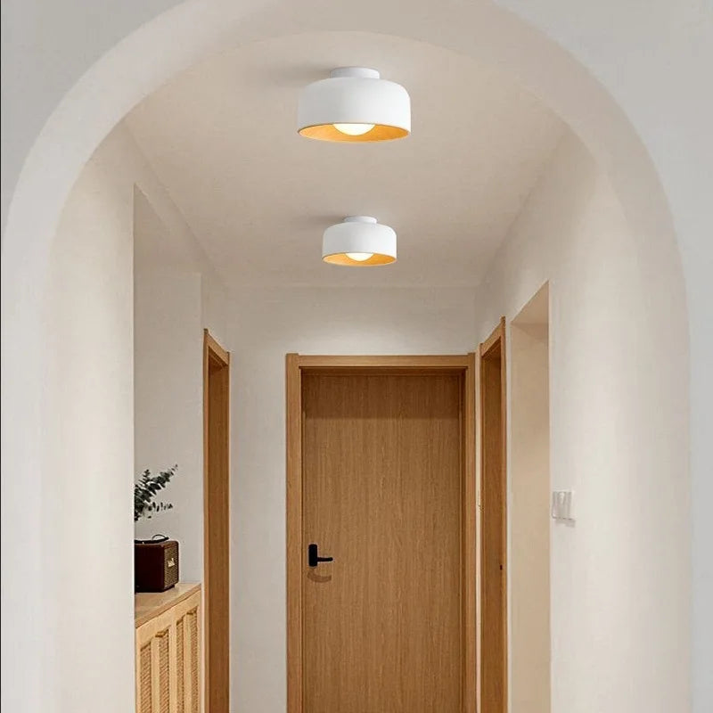 Lámpara de techo LED minimalista pequeña para pasillo, pasillo, balcón, decoración, lámpara de techo, lustre para sala de estar y dormitorio.