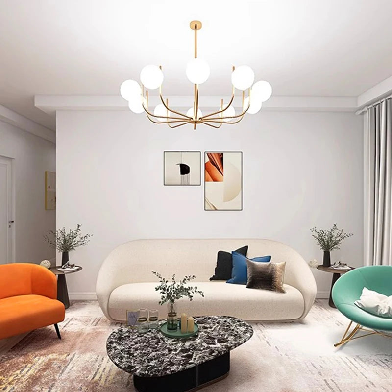 Lámpara colgante nórdica para comedor, iluminación interior, lámpara de techo, lámpara colgante, lámparas de araña para sala de estar