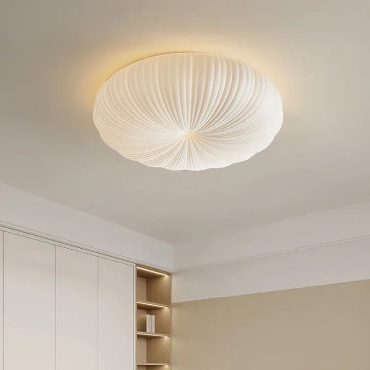 Lámpara de techo moderna y sencilla de estilo nórdico crema para dormitorio principal, comedor, estudio, calabaza, para niños, creativa, decoración interior del hogar