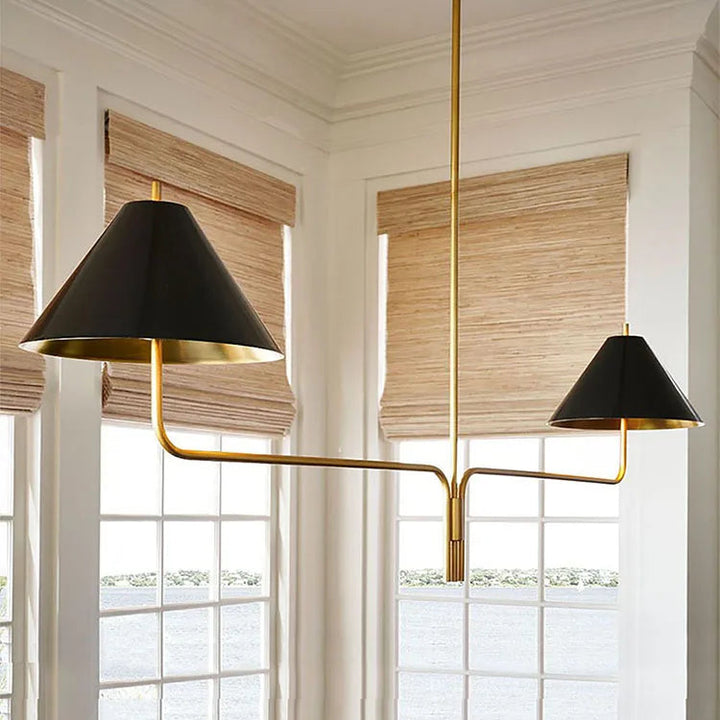 Lámparas de mesa de cocina de metal vintage, lámparas colgantes de mesa estilo retro americano, lámpara colgante para sala de estar, comedor, isla, lámpara colgante