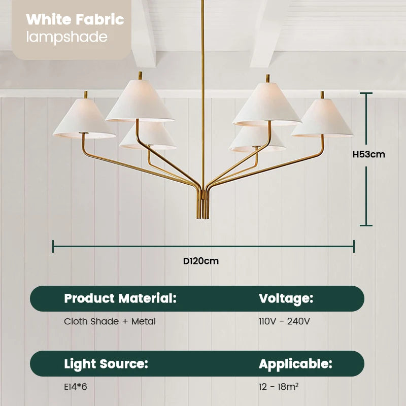 Lámpara de araña sencilla estilo retro americano con pantalla de metal, nueva lámpara colgante de diseño estilo cabaña para comedor, cocina o isla.