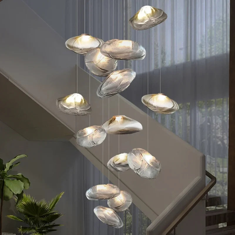 Lámparas de araña nórdicas para decoración del hogar, lámparas colgantes brillantes para comedor, lámparas colgantes para techo, luminarias para iluminación interior