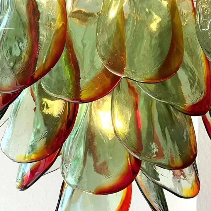 Lámpara de techo antigua de Murano para salón, con diseño retro de alta gama francés, ideal para comedor o dormitorio.