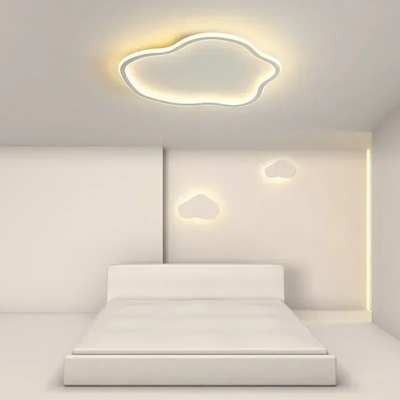 Lámpara de techo LED nórdica para sala de estar, comedor, dormitorio, estudio, pasillo, balcón, decoración del hogar, accesorio de iluminación interior.