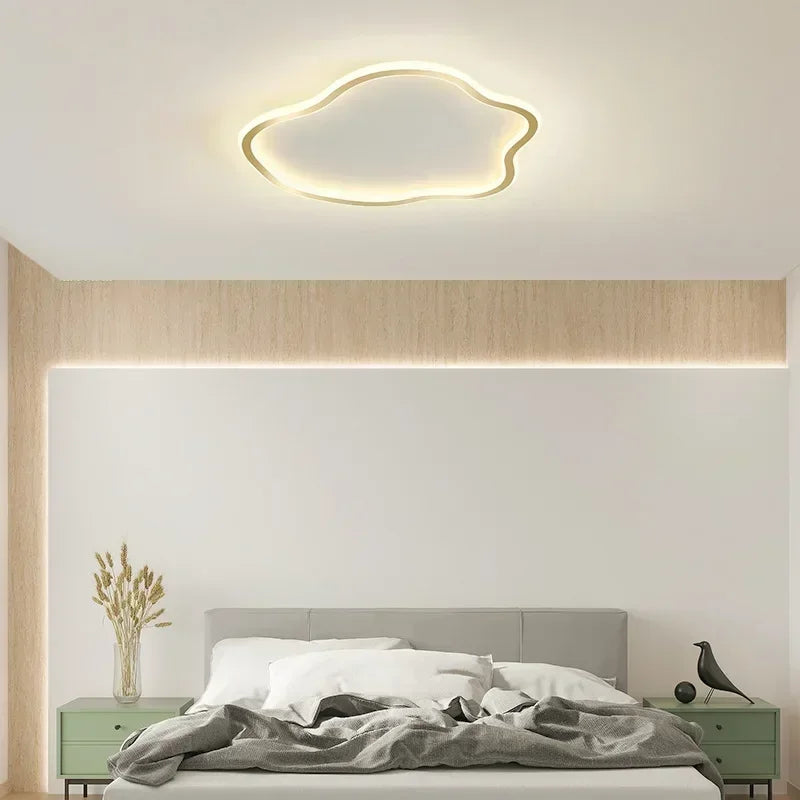 Lámpara de techo LED nórdica para sala de estar, comedor, dormitorio, estudio, pasillo, balcón, decoración del hogar, accesorio de iluminación interior.