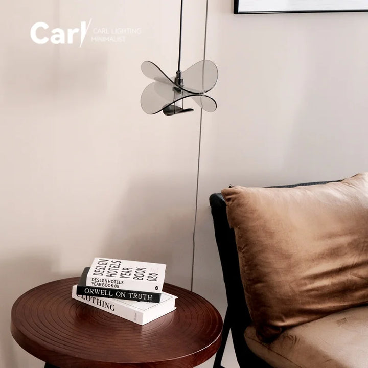 Lámpara de araña de cristal en forma de media luna, estilo nórdico, sencilla, para mesita de noche, pequeña, para sala de estar, estudio, dormitorio, fondo, lámpara de pared.