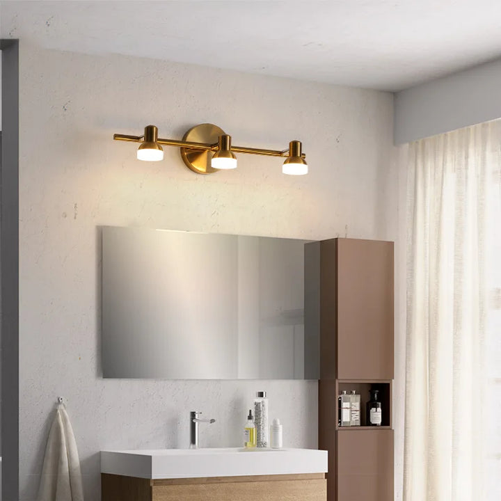 Aplique de pared LED moderno, luz neutra negra y dorada para sala de estar, dormitorio, estudio, balcón, iluminación interior, iluminación de pared.