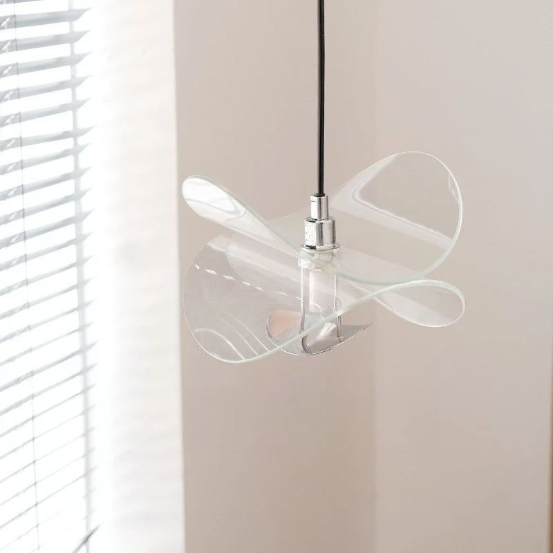 Lámpara de araña de cristal en forma de media luna, estilo nórdico, sencilla, para mesita de noche, pequeña, para sala de estar, estudio, dormitorio, fondo, lámpara de pared.