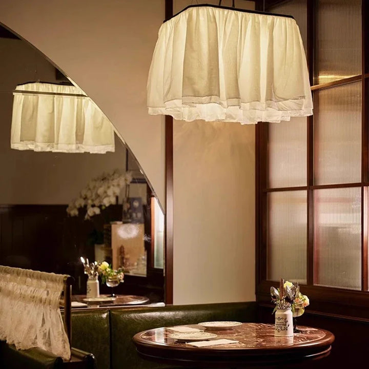 Lámparas colgantes de tela japonesa Wabi Sabi para comedor, estilo retro, para restaurante, cocina, dormitorio, decoración, E27